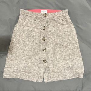 Bridge & Burn skirt, size M. Striped chambray. Cute! Barely worn.